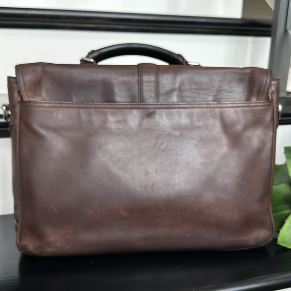 Coach vintage genuine leather briefcase # 70304 Transatlantic Flap Business - Picture 5 of 15